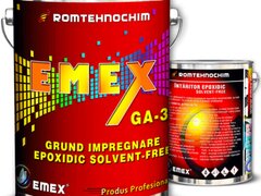 Pachet Grund Epoxidic Impregnare Solvent-Free ?Emex? - Bid. 20 Kg + Intaritor - Bid. 10 Kg