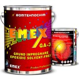 Pachet Grund Epoxidic Impregnare Solvent-Free ?Emex? - Bid. 4 Kg + Intaritor - Bid. 2 Kg